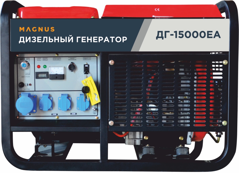 Генератор дизельный Magnus ДГ15000EA с возм.подкл.ATS в Иваново